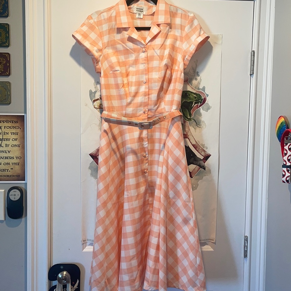 Unique Vintage gingham dress